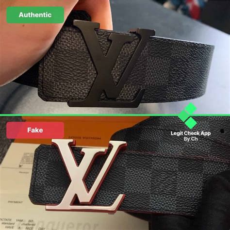 fake vs real louis vuitton belt|how to check if louis vuitton is real.